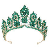 Daiiibabyyy  Korean Bridal AB Crystal Rhinestone Big Tiaras Crowns For Women Girls Wedding Party Crown Hair Dress Jewelry Accessories