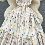 DAIIIBABYYY  -  Vintage Elegant loose Square Collar sweet slip Dress A-line Casual Women Fashion Summer Spring Dresses