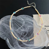 DAIIIBABYYY  -  Short star bead necklace