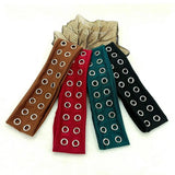 DAIIIBABYYY  -  Punk Style Girl Hollowed Out Eyelets Wide Elastic Headband Demo Punk Grunge Stretchy Headbands Casual Hair Accessory