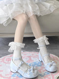 DAIIIBABYYY  -  Japanese Kawaii Lolita Mary Janes Shoes Women Bow-knot Vintage Sweet Pumps Shoes Female Elegant Fashion Buckle Strap Shoes 2024