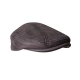 Daiiibabyyy  Unisex British-Style Sherlock Holmes Deerstalker Hat for Fall Winter Wool Blend Plaid Double Brim Ear-Warming, Trendy Detective