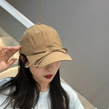 DAIIIBABYYY  -  Summer Korean Bow Fast Dry Breathable Baseball Cap Female Thin Cute Against Ultraviolet Light Casual Trend Cap Sun Hat Women