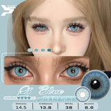 Daiiibabyyy  Graded 1pair Color Contact Lenses Mixblood Softlens 12months