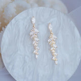 DAIIIBABYYY  -  Women Exquisite Tiny Zirconia Stud Earring Elegant Korean Crystal Wedding Ringen Pendant