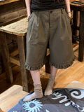 Daiiibabyyy  Korea Chic New Simple Vintage Shorts Fungus High Waist All-match Slim Femme Pantalones Casual Hip Hop High Street Pants