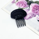 Daiiibabyyy  Pluffy Flower Puff Hair Head Cushion Invisible Braid DIY Hair Styling Tool Hair Clip Sponge Hair Base Lady