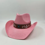 Daiiibabyyy  Summer cowboy straw hat for woman hand-woven hollow design imitation jade sapphire hat summer sun hat for man2022
