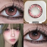 Daiiibabyyy  Graded 1pair Color Contact Lenses Diamond Series Softlens 14.4mm