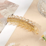 Daiiibabyyy  Toothed Non-slip Banana Clip Hairpin Women Ponytail Temperament Headwear Korean Party Hair Accessories Black Fashion Hair Clip