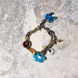 Daiiibabyyy  Boho Adjustable Bracelet for Women,Natural Stone & Copper Handwoven Beaded Jewelry Gift