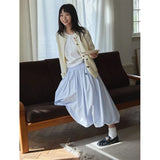 DAIIIBABYYY  -  Kawaii Cute Midi Skirt Women Japanese Streetwear Ball Gown Bud Skirts Summer Fashion Harajuku Casual Design A Line Faldas