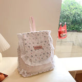 Daiiibabyyy  Women's Fashion Bag Sweet Lace Backpack Women's Small Backpack  Ladies' Backpack Lightweight Travel Backpack Kawaii Smalll Bag