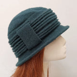 Daiiibabyyy  Women's Simple Wool Beanie Winter Hat Ladies Warm Knitted Slouchy Soft Chunky Ribbed Cuffed Cap for Women Girls