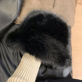 Daiiibabyyy  New Fashion Faux Rabbit Fur Bucket Hat for Women's Russian Luxury Fluffy Warm Wrap Winter Hat Fuzzy Plush Beanies Hat Y2k