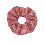 Daiiibabyyy  Women's Scrunchies Sweeet Style Ties Striped Large Intestine Hair Ties Bun Hairstyle Fashionable And Simple Rubber Band Woman