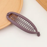 DAIIIBABYYY  -  Matte Fish Shaped Banana Hairpin Ponytail Hair Clip Headband For Women Hair Accessories HairgripsTwist Clamp Barrettes Headwear