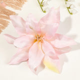 DAIIIBABYYY  -  2/4/6 pcs Hawaiian Flower Hair Clips for Women Artificial Floral Hibiscus Lily Barrettes Hairpin Accessories Vacation Beach Gift