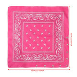 Daiiibabyyy  Fashion Printing Hair Scarf Headabnds Women Bohemia Retro Hair Scarf Headwear Hair Accessories Square Scarf Bandana