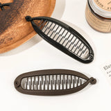DAIIIBABYYY  -  Matte Fish Shaped Banana Hairpin Ponytail Hair Clip Headband For Women Hair Accessories HairgripsTwist Clamp Barrettes Headwear