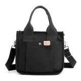 Daiiibabyyy  Large capacity canvas handbag, durable handle, functional design for daily use, work, travel, and shopping