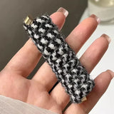 DAIIIBABYYY  -  New Korean Spiral Hair Ties High Elastic Telephone Cord Braid Hair Band Women Girls No Crease Ponytail Holder Hair Ropes