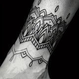 Daiiibabyyy  1 Sheet Personality Foot Ring Anklet Tattoo Sticker Waterproof Lasting Temporary Tattoo Party