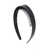 Daiiibabyyy  Leopard Print Wide Tooth Hair Headband Teeth for Women Non Slip Resin Hair Hoop Styling Hair Accessories for Thick Thin Hair