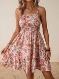 DAIIIBABYYY  -  Fashion Beach Style Printing Suspenders Dress Summer New Women's Seeveless Sling Dress Sexy Midi Dress