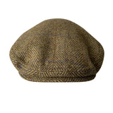 Daiiibabyyy  Striped Gray New Wool Flat Cap Men's Keep Warm Gatsby Ivy Cap Irish Hunting Hat Newsboy Driver Cabbies Berets 14