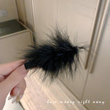 Daiiibabyyy  2Imitation White Swan Feather Hair Clips Elegant Ballet Headwear Bride Hair Accessories Sweet Princess Hairclips for Women Girls