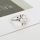 Daiiibabyyy  Korea Cute Rabbit Ear Rings Girl Women Bunny Zircon Jewelry Opening Rings For Girlfriend Sweet Cool Wind Jewelry Gifts