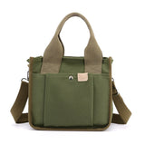 Daiiibabyyy  Large capacity canvas handbag, durable handle, functional design for daily use, work, travel, and shopping