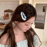 DAIIIBABYYY  -  2pc Fashion Hot Cute Heart Bow Sweetly Hairpin Hair Side Clips for Women Girls Child Gift Hair Accessories Headwear Ornament