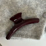 DAIIIBABYYY  -  French Acetate Large Ankola Red Grab Clip Female Shark Clip New Premium Hairpin Hair Accessories