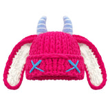 Daiiibabyyy  Trendy Versatile Knitted Beanies Thickened Warm Pullover Hat Y2K Ear Protection Little Devil Hat Autumn Winter Season