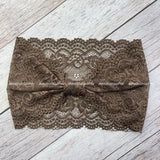 Daiiibabyyy  Vintage Lace Headband Fashion Scarf for Women Beach Travel Hair Accessories Stretchy Wide Band Hollow Out hair hoops