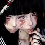 Daiiibabyyy  JeweLens Dicoria Cosplay Halloween Scary Contact Lenses Crazy Mini Sclera Softlens 14.5mm