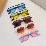 Daiiibabyyy  New Women's Oval Pilot Sunglasses Classic Retro Double Bridge Men's Sun Glasses Men Driving UV Protection Glasses UV400 Eyewear