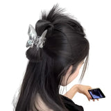 Daiiibabyyy  Lazy Style Chicken Feather Hair Clip Bun Wig High Ponytail Sexy Girl Chicken Nest Headband Hair Extension Chinese Origin