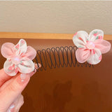 DAIIIBABYYY  - Children's Invisible Broken Hair Hairpin Adult Tiara Tools Curve Needle Bangs Fixed U Shape Insert Hair Styling Comb Accessories
