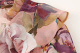 Daiiibabyyy  Ruffles V neck Floral Print Chiffon Full Sleeve Dress Woman Ball Tassel Lacing up Bow Waist Mini Summer Dresses Femme Robe