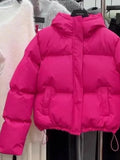 DAIIIBABYYY  -  New Winter Warm Coat Female Hooded Women Jacket Short Casual Korean Parka Thickened Loose Warm Down Jacket Puffer Coats