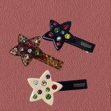 Daiiibabyyy  New Star Diamond Hairpin Rhinestone Hair clips Korean Version HairAccessories hairclips setPinza Pelo