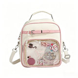 Daiiibabyyy  New Women Fashion Casual Backpack Preppy Style One Shoulder Crossbody Handbag Original Niche Design Girl Ulzzang Ita Bag