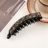 Daiiibabyyy  1/4pcs Acetate glass banana clip, ponytail hair clip, vertical clip, women's back of the head, hair clip, hair accessory