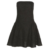 DAIIIBABYYY  -  New Women's Solid Color High Waist Slim Fit Sexy Zipper Strapless Backless Dress for Women