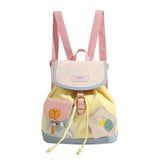 Daiiibabyyy  Ladies' Backpacks Japanese Dopamine Cartoon Kawaii Sweet Cute Verstaile High Quality Large Capacity Portable Schoolbags For Girl