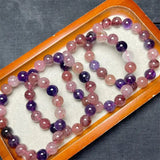 DAIIIBABYYY  -  10MM Natural Strawberry Quartz Bracelet Handmade Fortune Energy Mineral Woman Amulet Jewelry Gift 1PCS