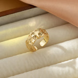 DAIIIBABYYY  -  Vintage Venus Half Face Adjustable Rings for Women Men Literary Sculpture Silver Color Creative Ring Party Jewelry Accessories